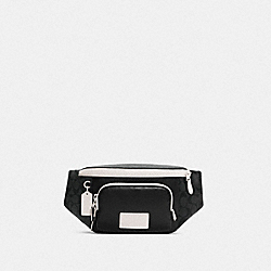 COACH C6651 - Track Belt Bag In Signature Canvas GUNMETAL/CHARCOAL CHALK