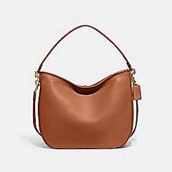COACH C6660 Soft Tabby Hobo In Colorblock BRASS/CANYON MULTI