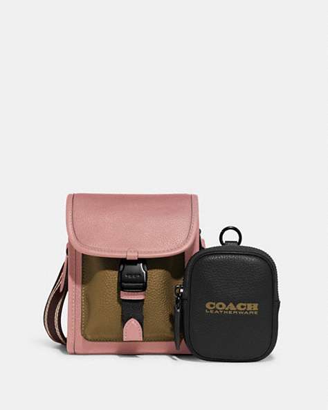 CHARTER NORTH/SOUTH CROSSBODY WITH HYBRID POUCH IN COLORBLOCK