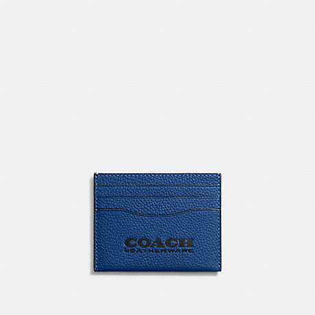 COACH C6697 Card Case Blue-Fin/Black