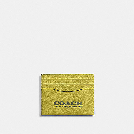 COACH C6697 Card Case Key-Lime/Army-Green