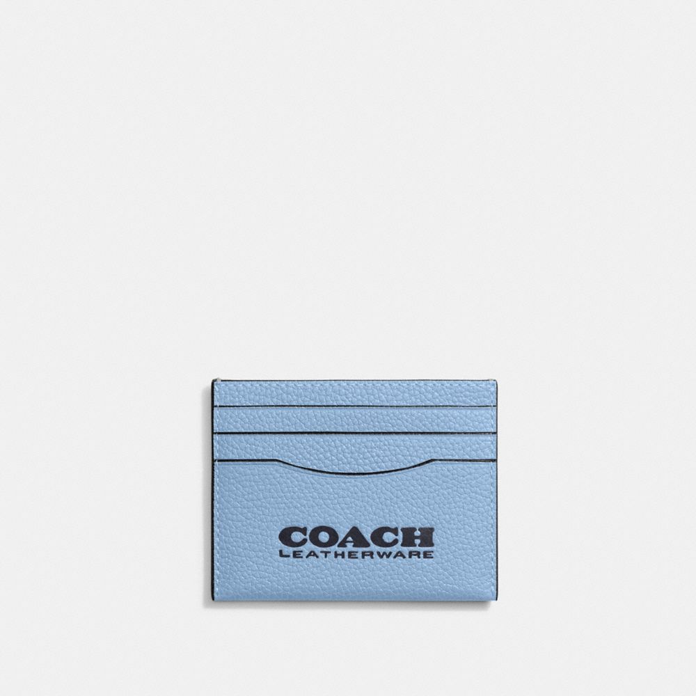 COACH C6697 Card Case POBRASS/MIDNIGHT NAVY