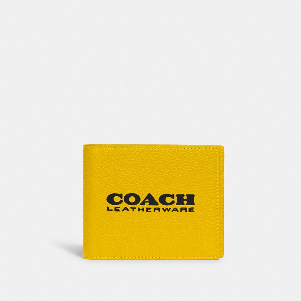 COACH C6698 3 In 1 Wallet CANARY/BLACK