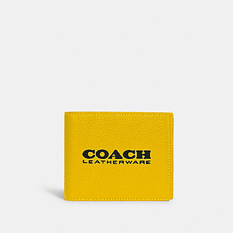 COACH C6698 3 In 1 Wallet Canary/Black