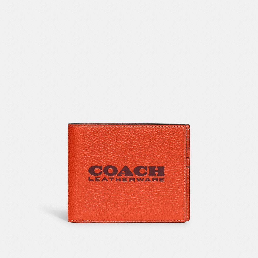 3 In 1 Wallet - C6698 - Red Orange/Wine