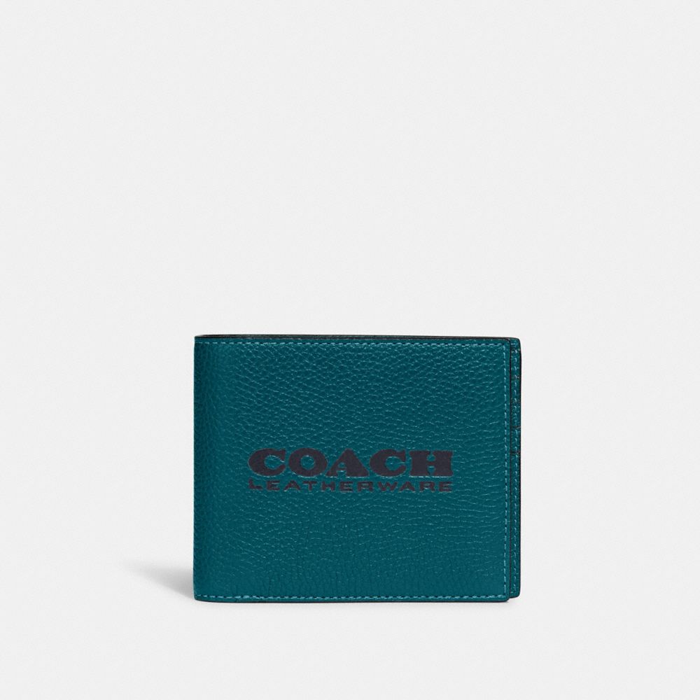 3 In 1 Wallet - C6698 - Deep Turquoise/Midnight Navy