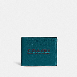 COACH C6698 3 In 1 Wallet DEEP TURQUOISE/MIDNIGHT NAVY