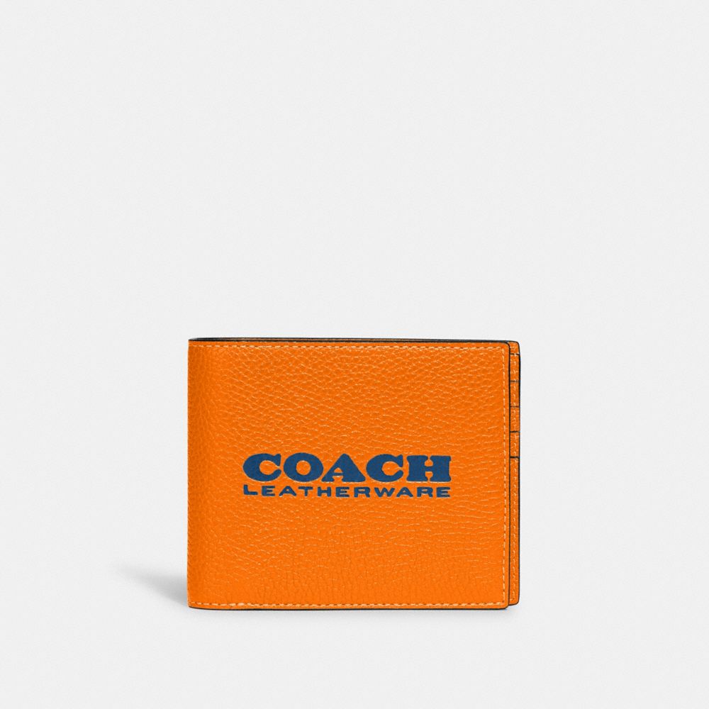 3 In 1 Wallet - C6698 - Bright Mandarin/True Blue