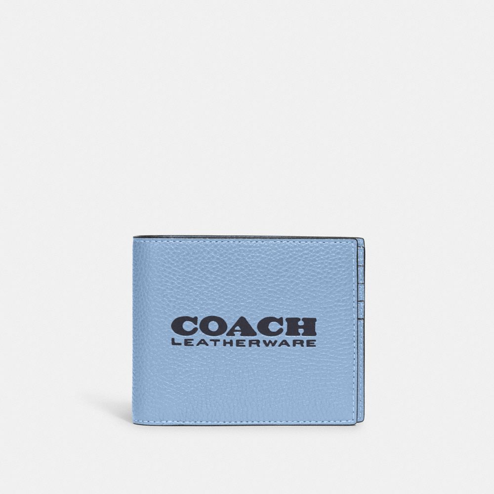 COACH C6698 3 In 1 Wallet Pobrass/Midnight Navy