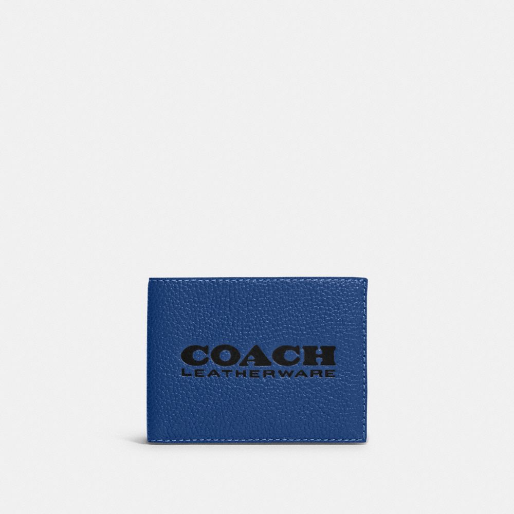 Slim Billfold Wallet - C6701 - Blue Fin/Black