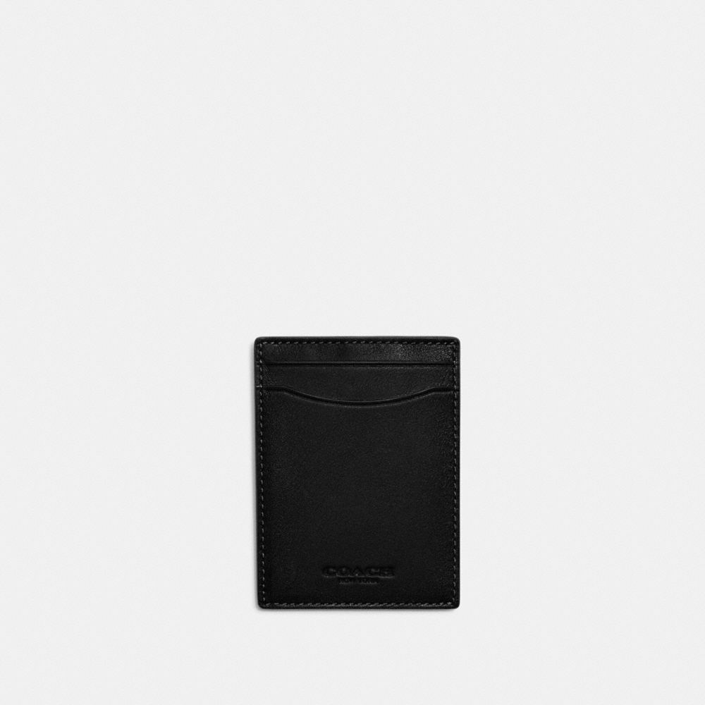 MONEY CLIP CARD CASE-Black