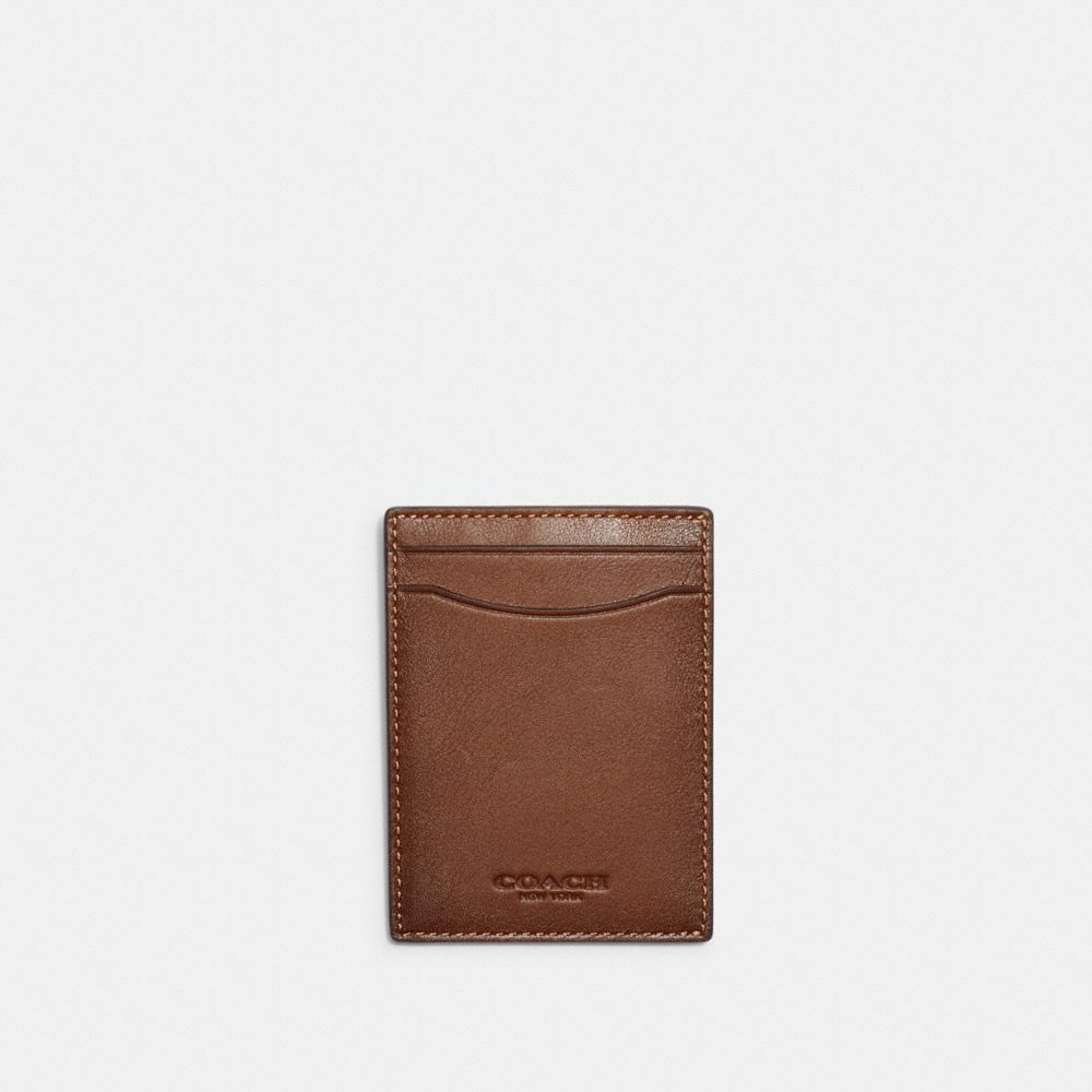 Money Clip Card Case - C6702 - Dark Saddle/Dark Saddle