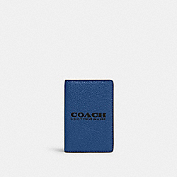 COACH C6703 Card Wallet BLUE FIN/BLACK