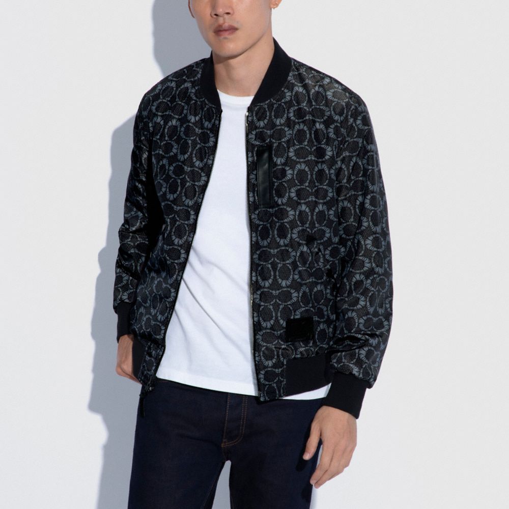 coach monogram jacket