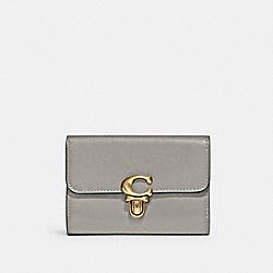 Studio Medium Wallet - C6727 - Brass/Dove Grey