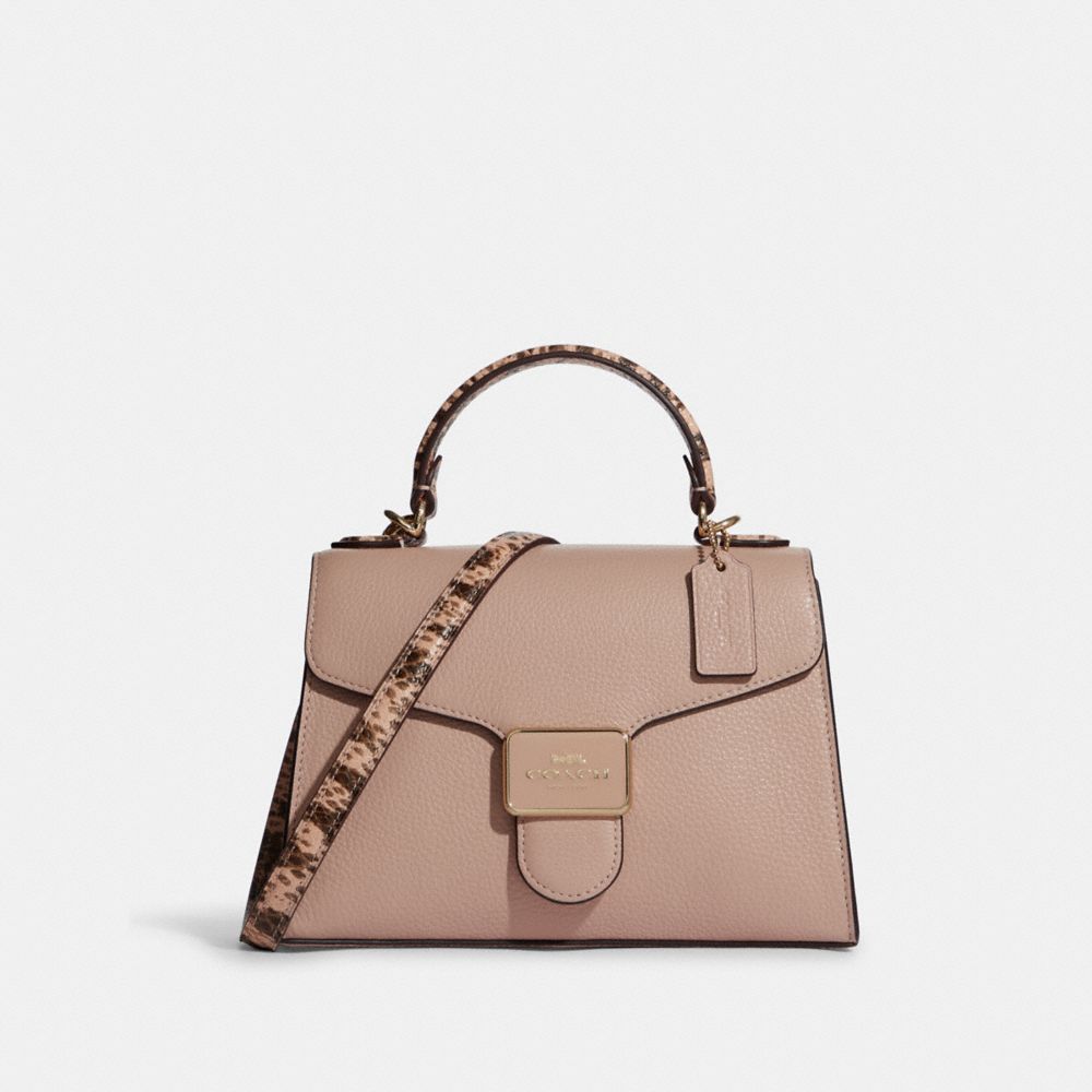 Pepper Satchel - GOLD/SHELL PINK - COACH C6780