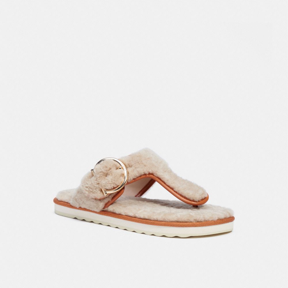 Hollie Flip Flop - NATURAL - COACH C6795