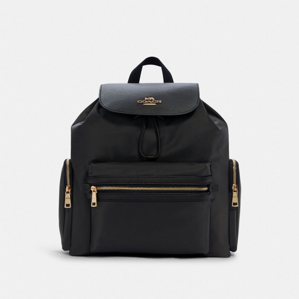 Baby Backpack - C6808 - GOLD/BLACK