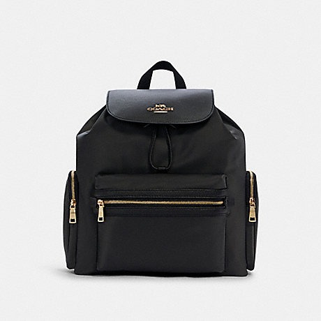 COACH Baby Backpack - GOLD/BLACK - C6808