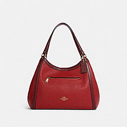 Kristy Shoulder Bag In Colorblock - C6828 - IM/Red Apple Multi