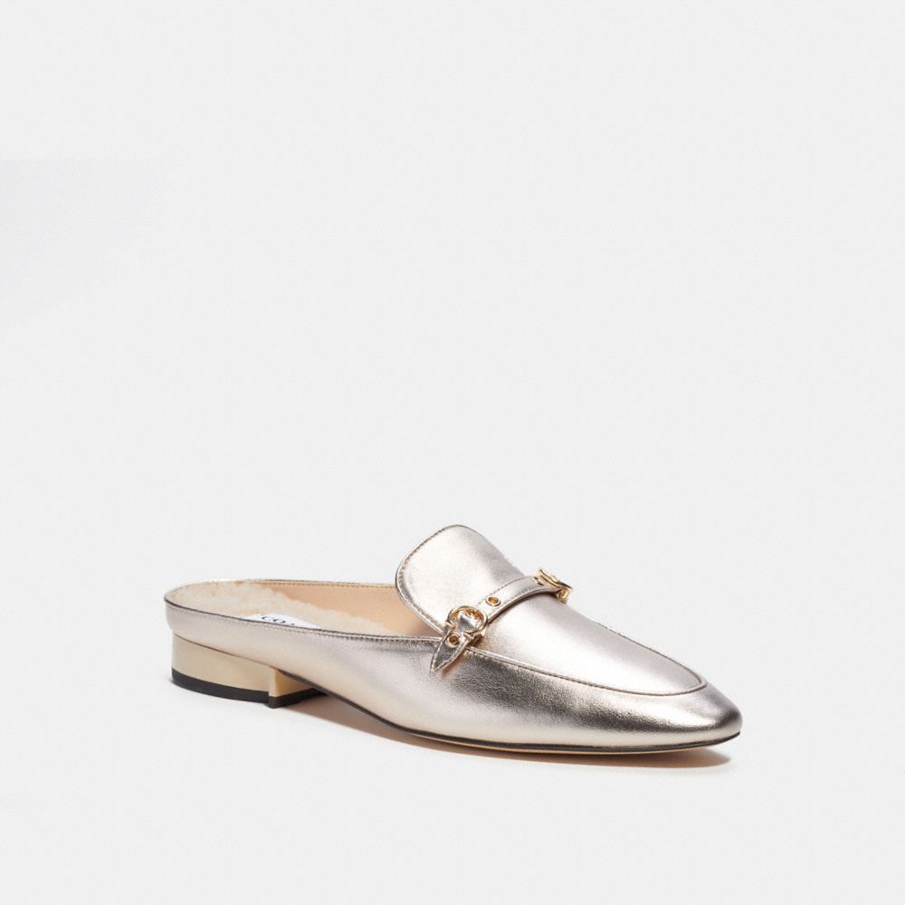 COACH Irene Mule - PLATINUM CHAMPAGNE - C6848