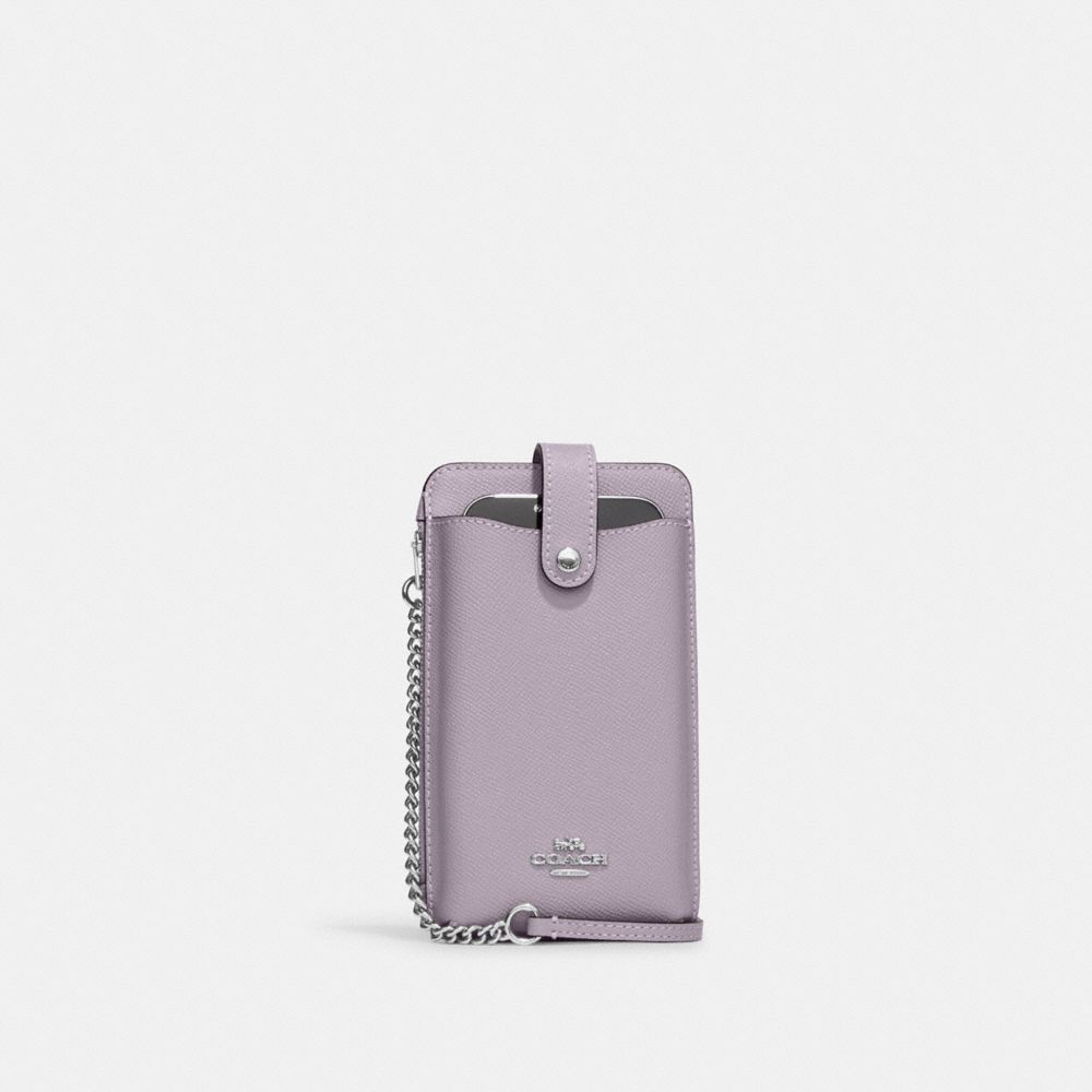 Phone Crossbody - C6884 - Silver/Mist