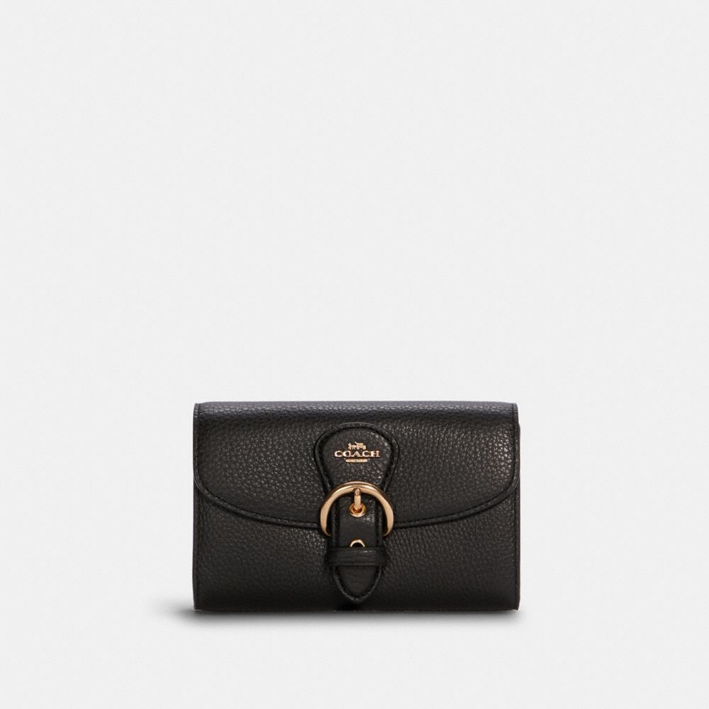 COACH C6896 Kleo Wallet GOLD/BLACK