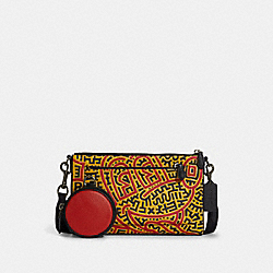 Disney Mickey Mouse X Keith Haring Holden Crossbody - C6911 - QB/Yellow/Red Multi