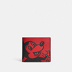 Disney Mickey Mouse X Keith Haring 3 In 1 Wallet - C6924 - QB/Red/Black Multi