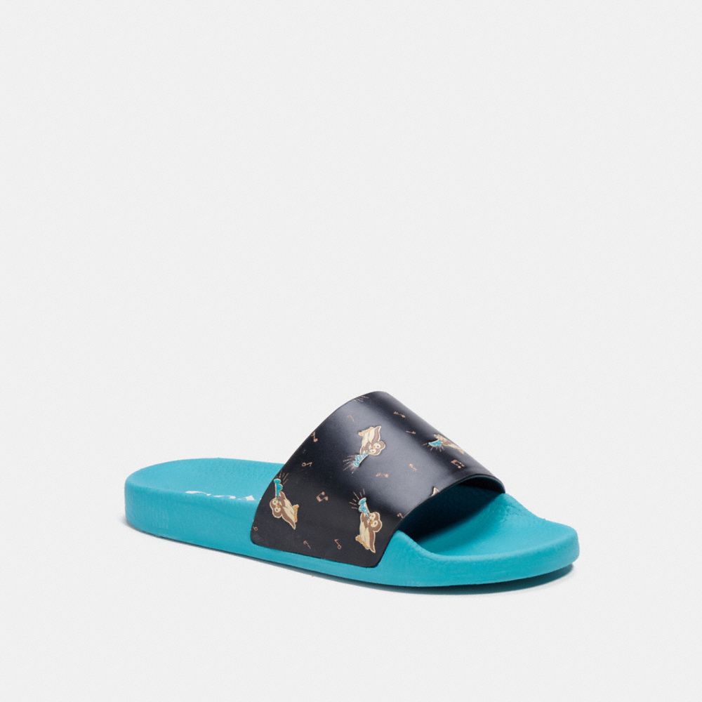 Udele Sport Slide - C6965 - BLACK/BLUE