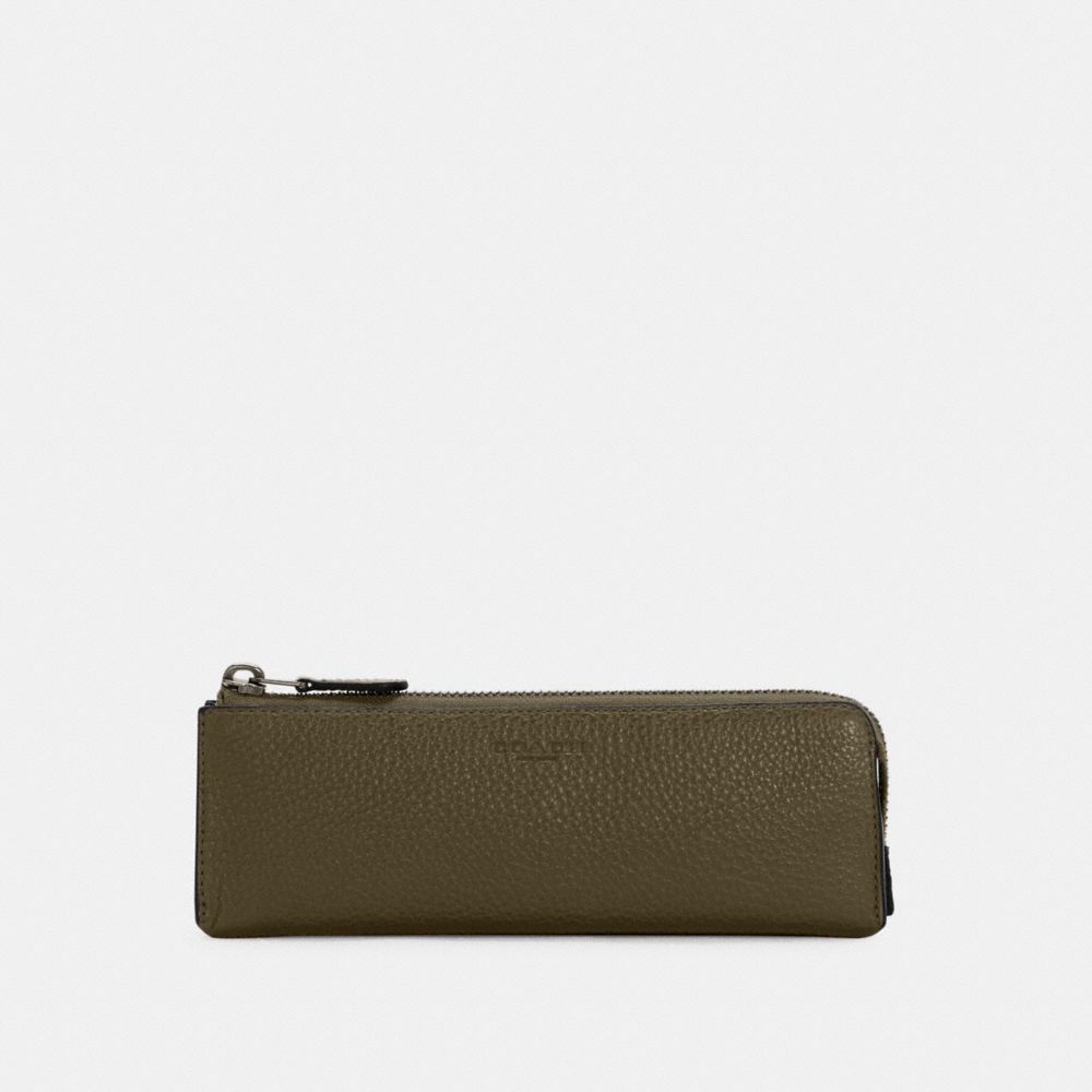 COACH C6989 Organizational Case GUNMETAL/UTILITY GREEN