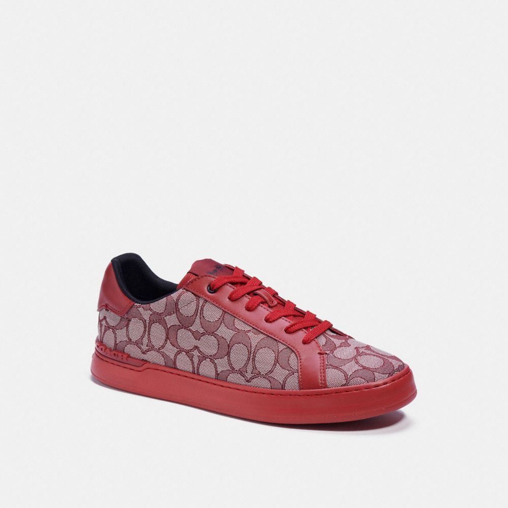 Clip Low Top Sneaker - C7024 - BURGUNDY