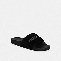 COACH C7082 - Slide With Coach BLACK