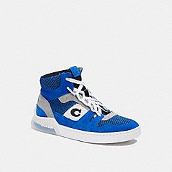 COACH C7087 Citysole High Top Sneaker LIGHT ROYAL BLUE NAVY