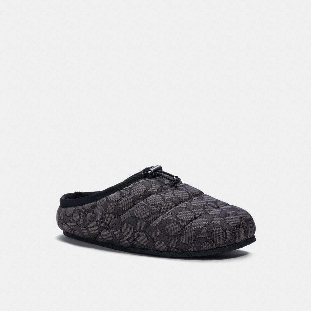 COACH C7091 - Slipper SMOKE/BLACK