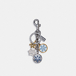 Snowflake Cluster Bag Charm - SILVER/SILVER MULTI - COACH C7100