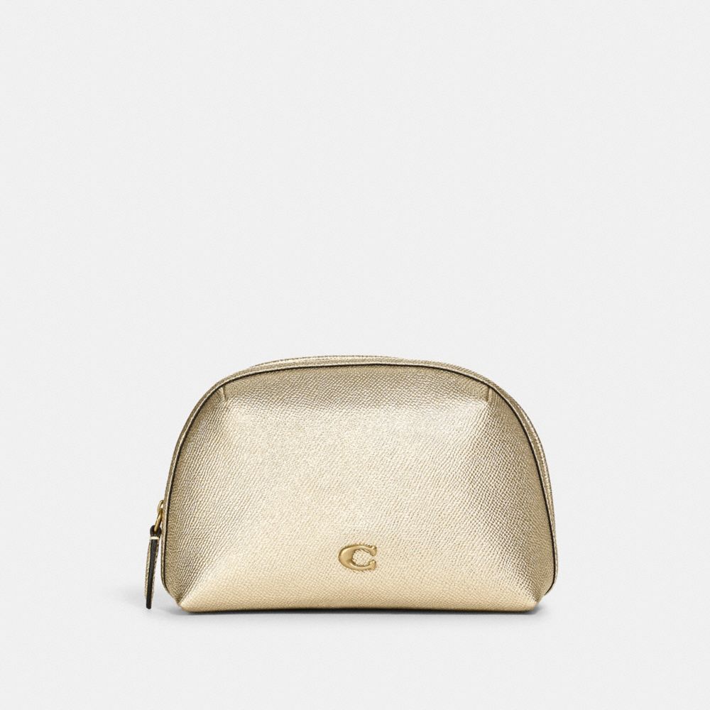 Julienne Cosmetic Case 17 - BRASS/METALLIC SOFT GOLD - COACH C7178