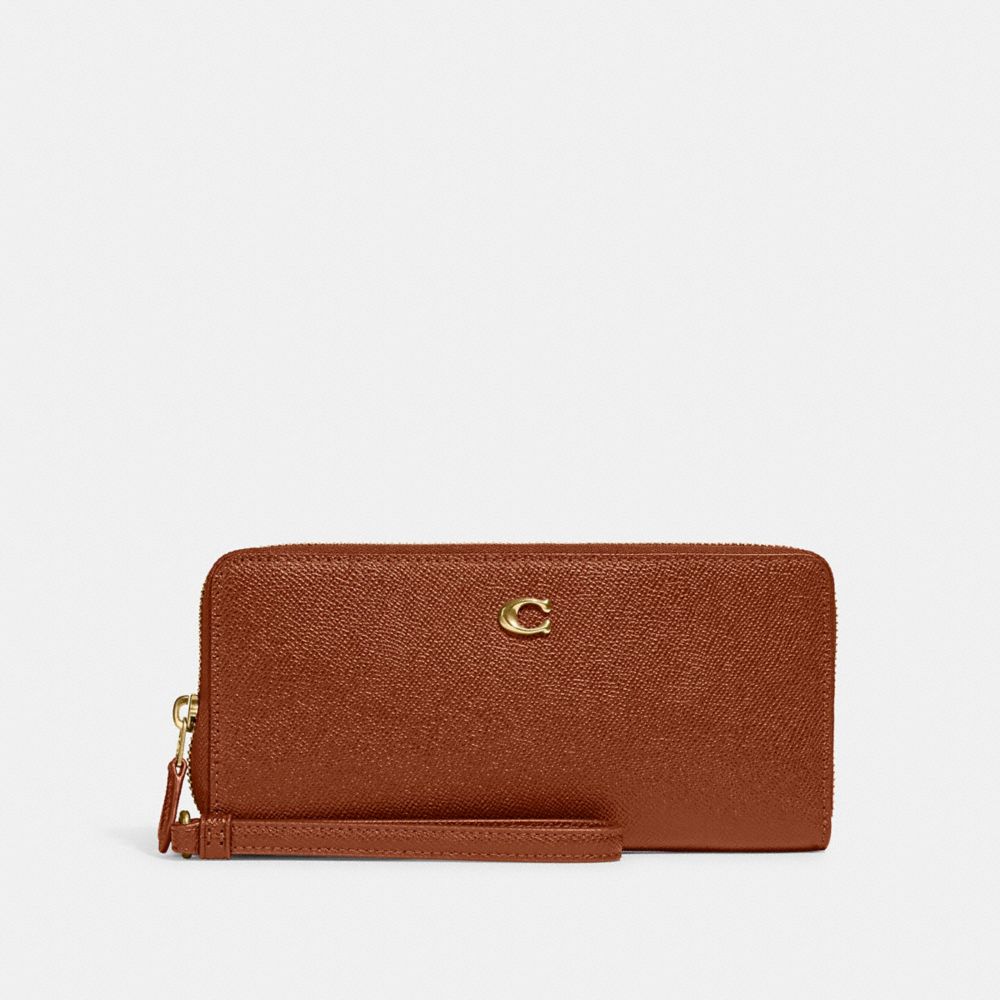 COACH C7184 Continental Wallet BRASS/1941 SADDLE