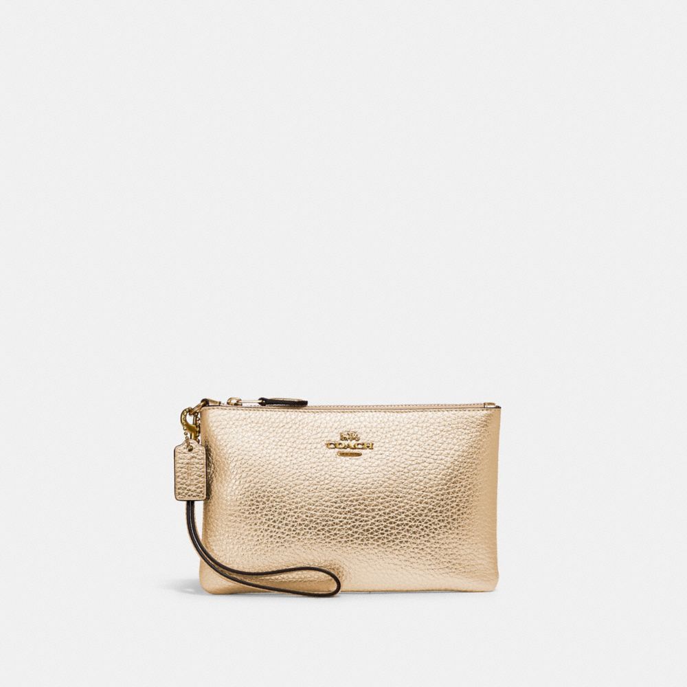 Small Wristlet - C7215 - Brass/Metallic Soft Gold