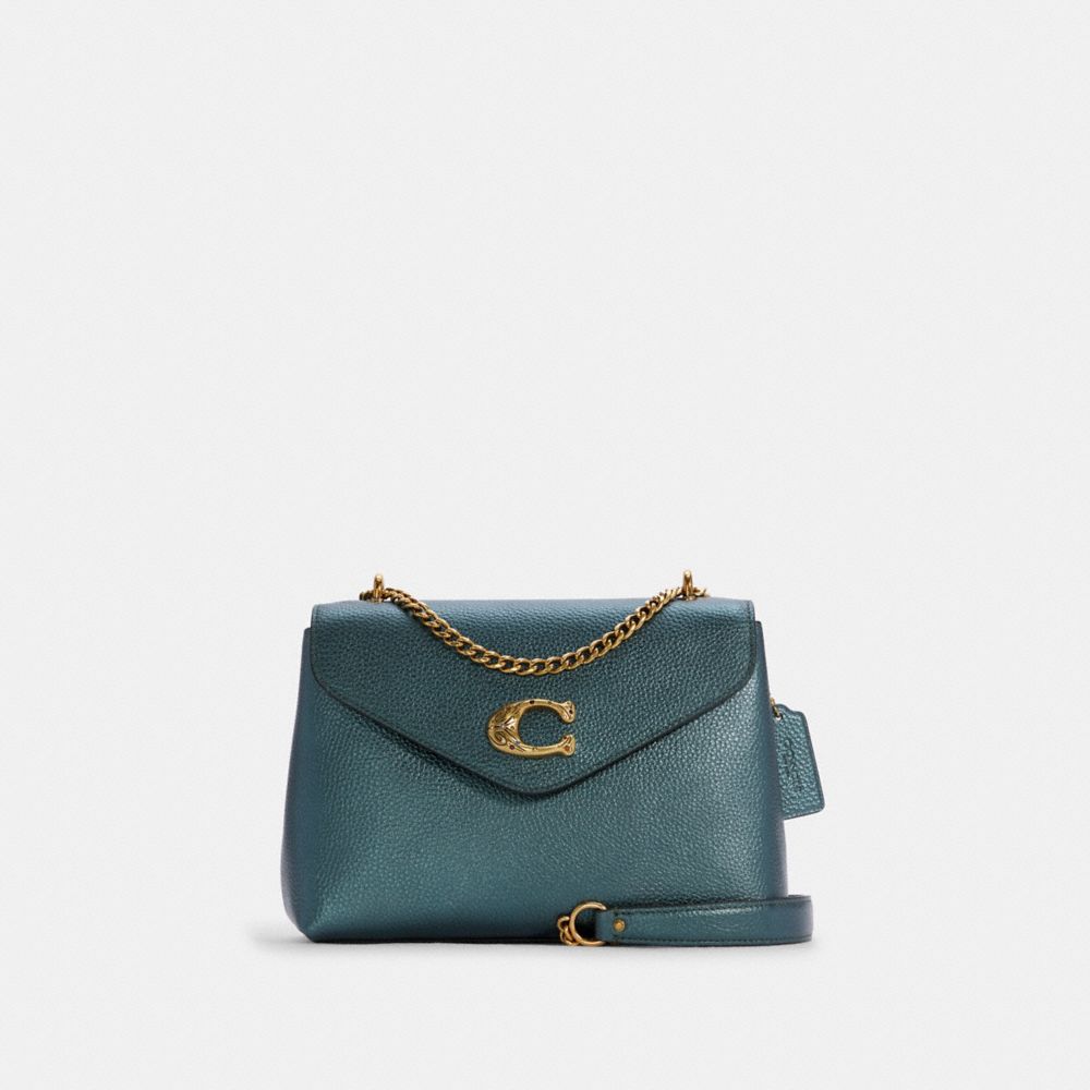 Tammie Shoulder Bag - OL/METALLIC IVY - COACH C7219