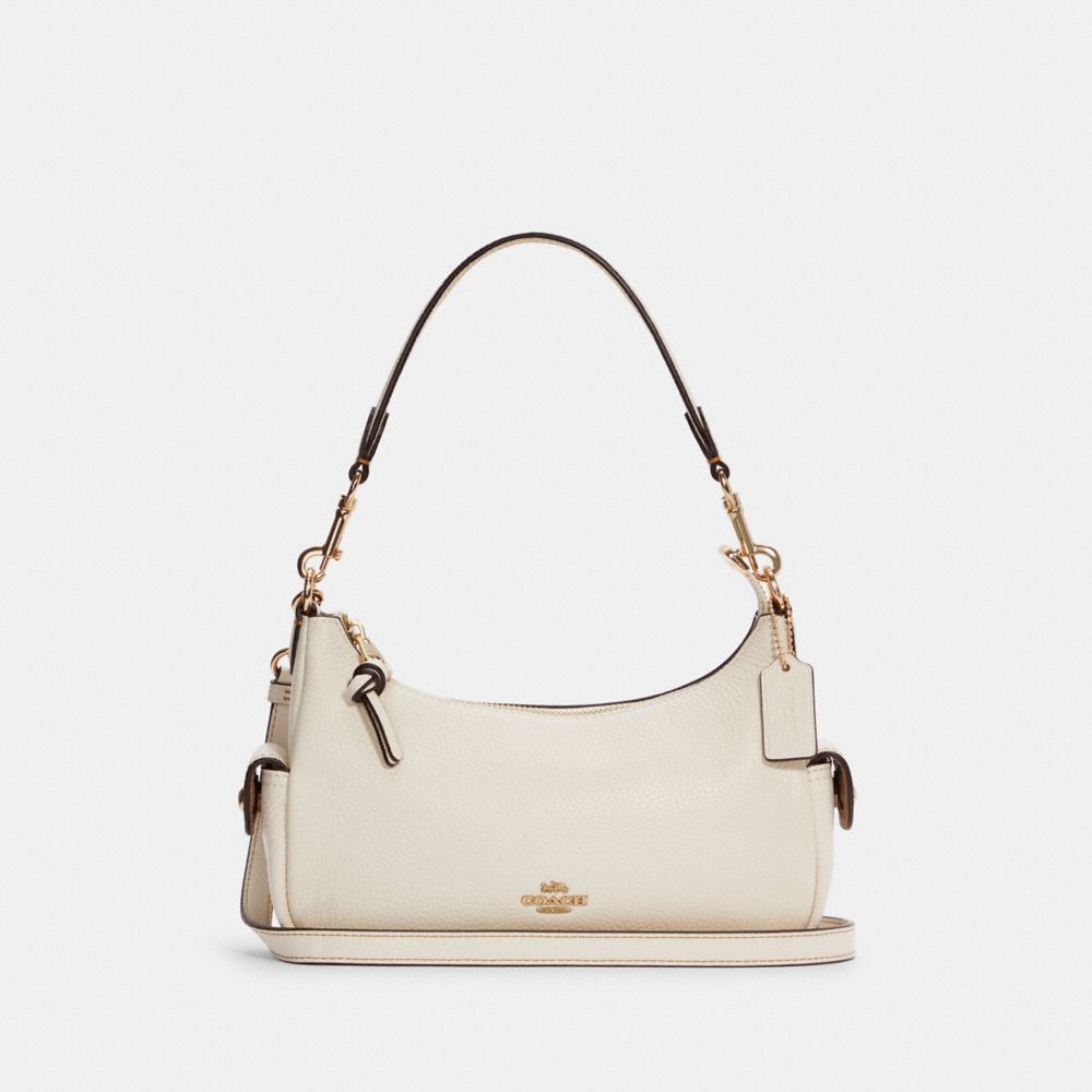 COACH Pennie Shoulder Bag 25 - GOLD/CHALK - C7222