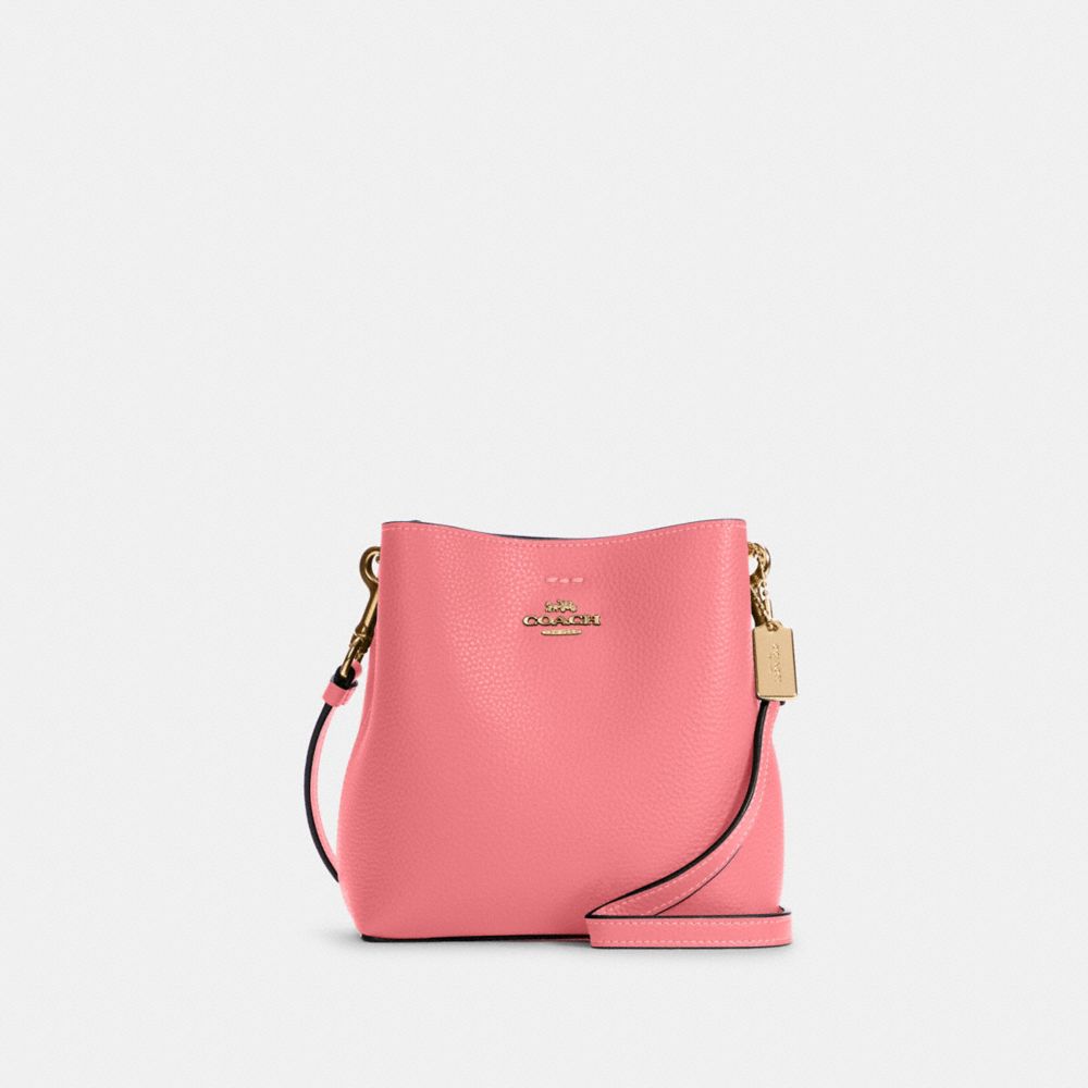 COACH C7266 - Mini Town Bucket Bag GOLD/TAFFY