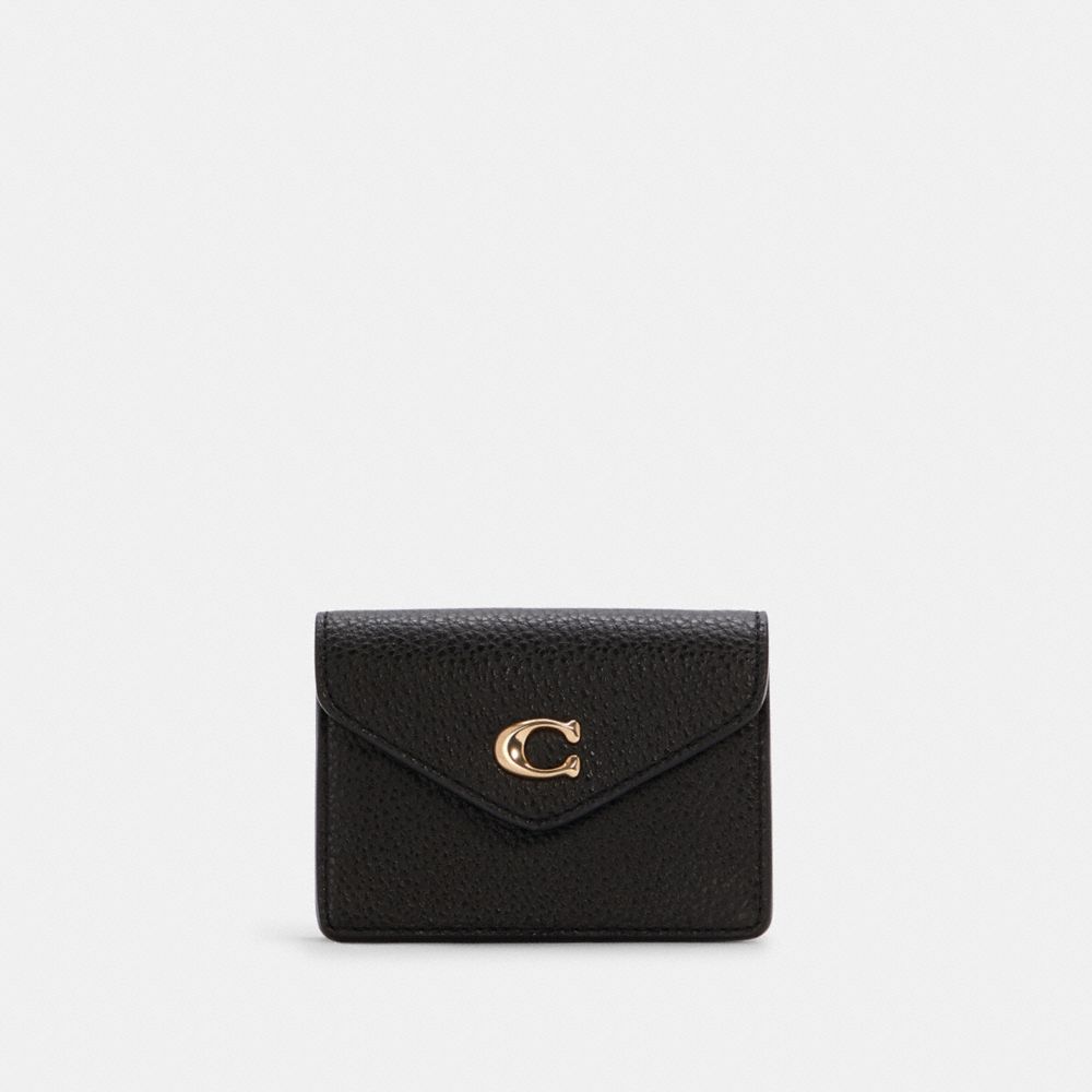 COACH Tammie Card Case - GOLD/BLACK - C7303