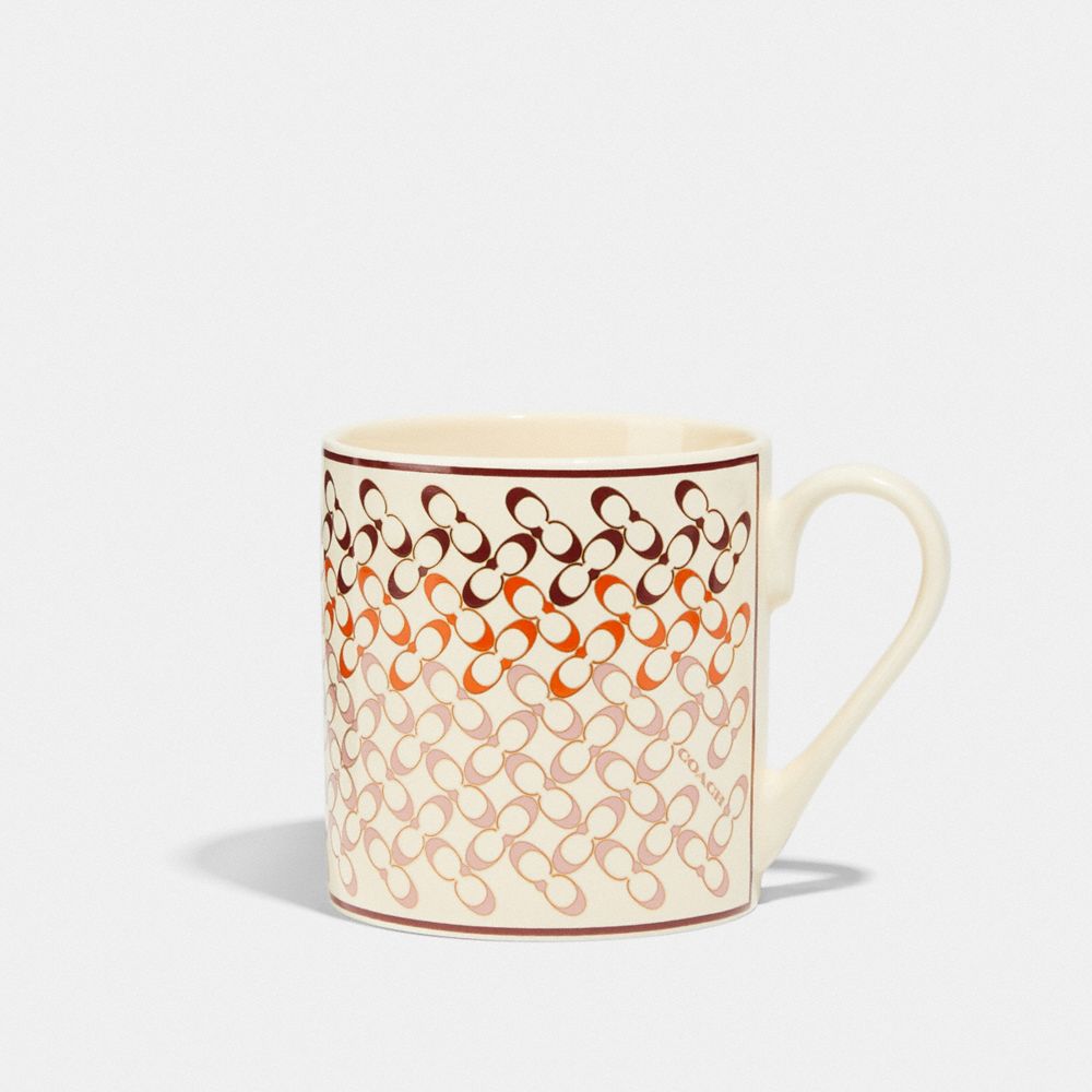 C7323 - Signature Mug Chalk/Pink Multi