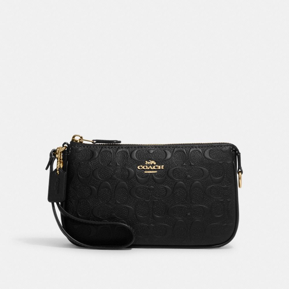 Nolita 19 In Signature Leather - C7362 - Gold/Black