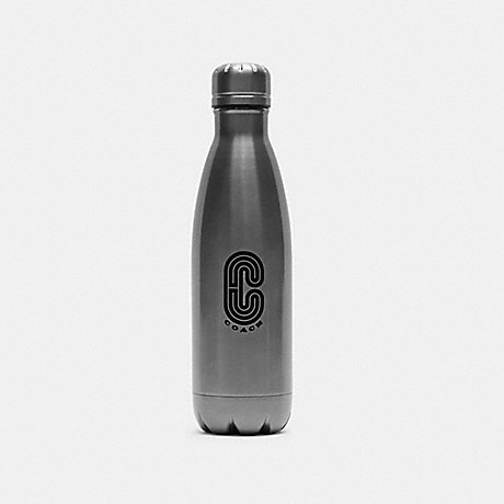 COACH Water Bottle With Coach Print - BLACK ANTIQUE NICKEL/GUNMETAL - C7395