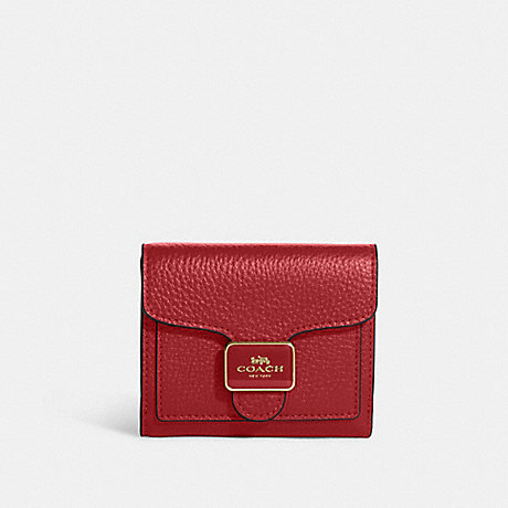 COACH Pepper Wallet - GOLD/1941 RED - C7428