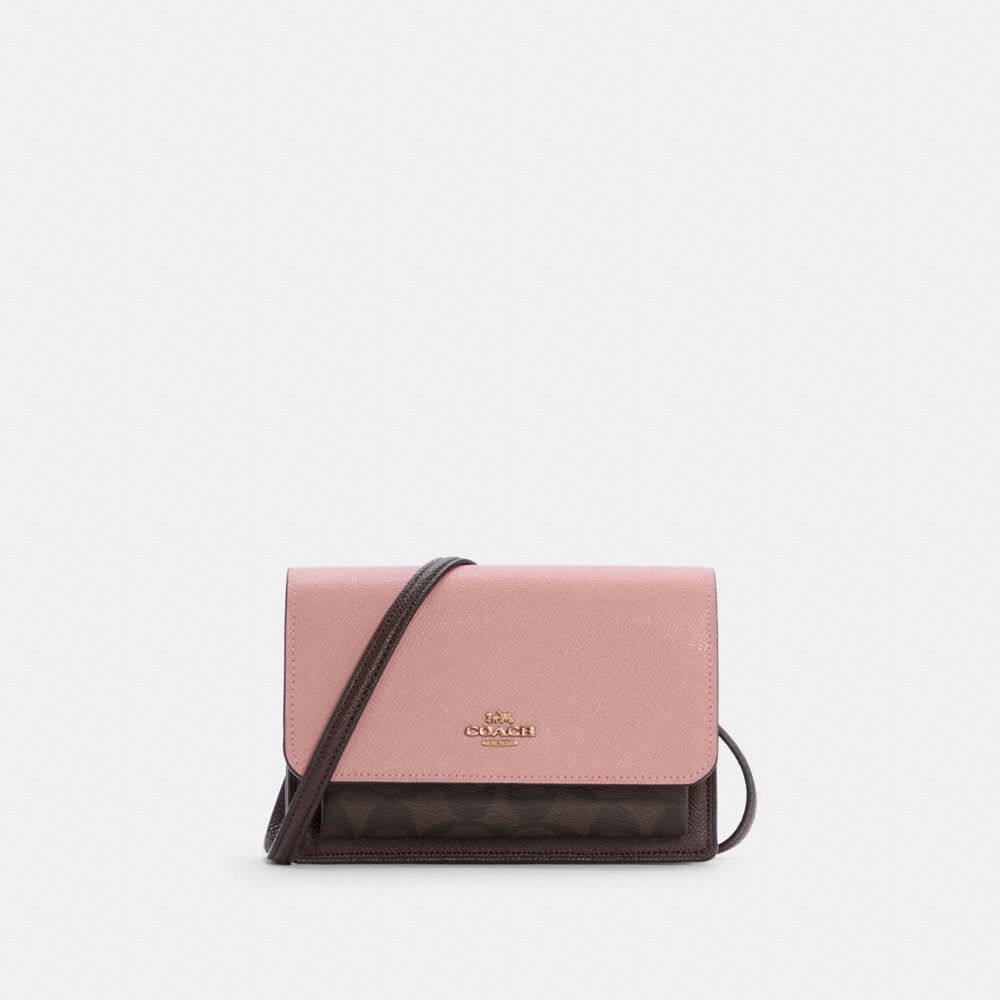 COACH Foldover Belt Bag in Pink