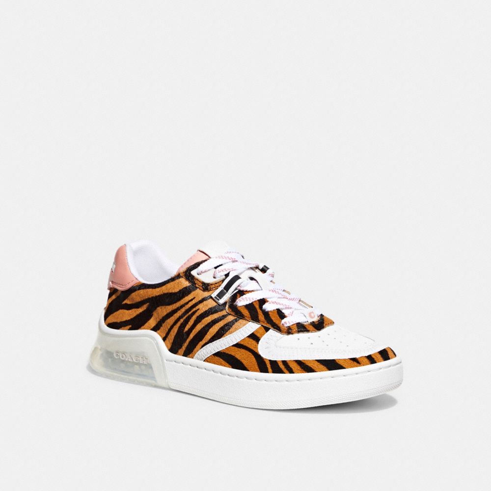 COACH Citysole Court Sneaker - ZEBRA/ CANDY PINK - C7662