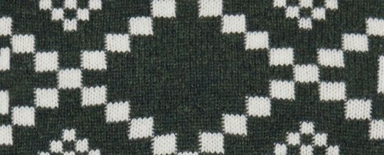 緹花毛帽與圍巾組